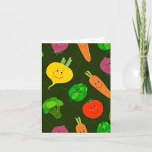 Funny Vegetable Card