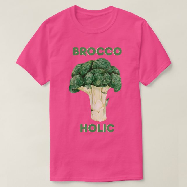 Funny Vegetables Broccoli Lover  T-Shirt (Design Front)