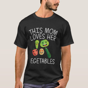 Funny Vegetables For Mum Mama Fruit Veggies Garden T-Shirt