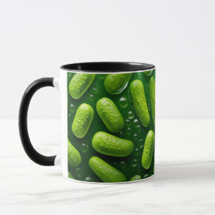 Funny Vegetarian Cool Green Fresh Cucumber Mug