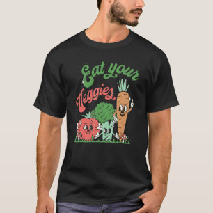 Funny Vegetarian  Men Women Cool Vegan Veggie Vega T-Shirt