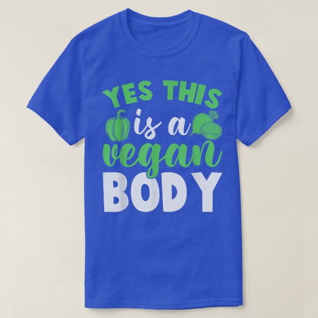 Funny Vegetarian Outfit Men Women Cool Vegan T-Shirt (Design Front)