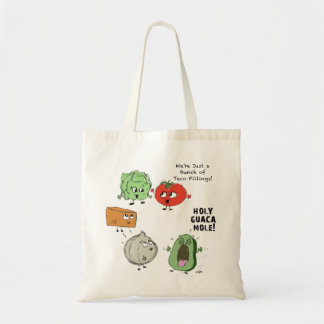 Funny Veggie Farmer's Market Reusable Tote