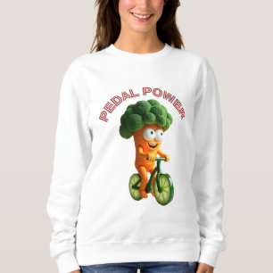 Funny Veggie Rider t-shirt Sweatshirt