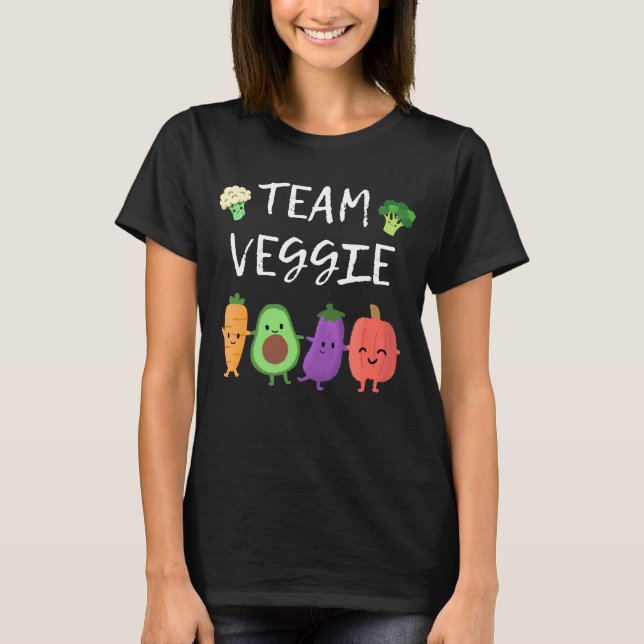 Funny Veggie Vegan Plant Vegetarian  T-Shirt (Front)