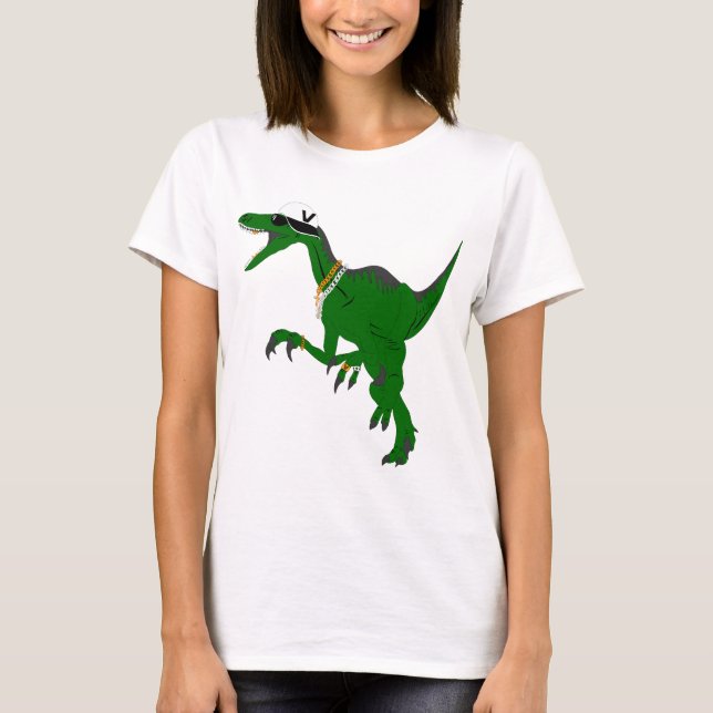 Funny Veloci-Rapper design T-Shirt (Front)