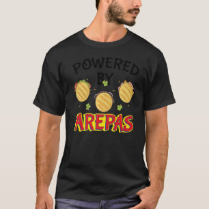 Funny Venezuelan Colombian Traditional Food Arepa  T-Shirt