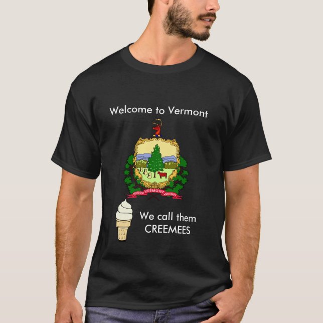 Funny Vermont Joke T-Shirt (Front)