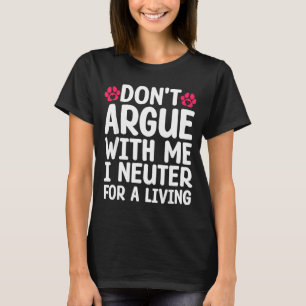 Funny Veterinarian Design For Men Women Vet Tech V T-Shirt