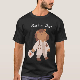 Funny Veterinarian Humour Animal Care Quote T-Shirt