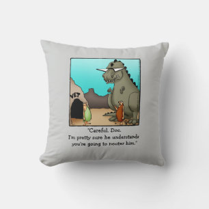 Funny Veterinarian Humour Pillow