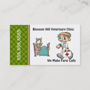 Funny Veterinary Business Card