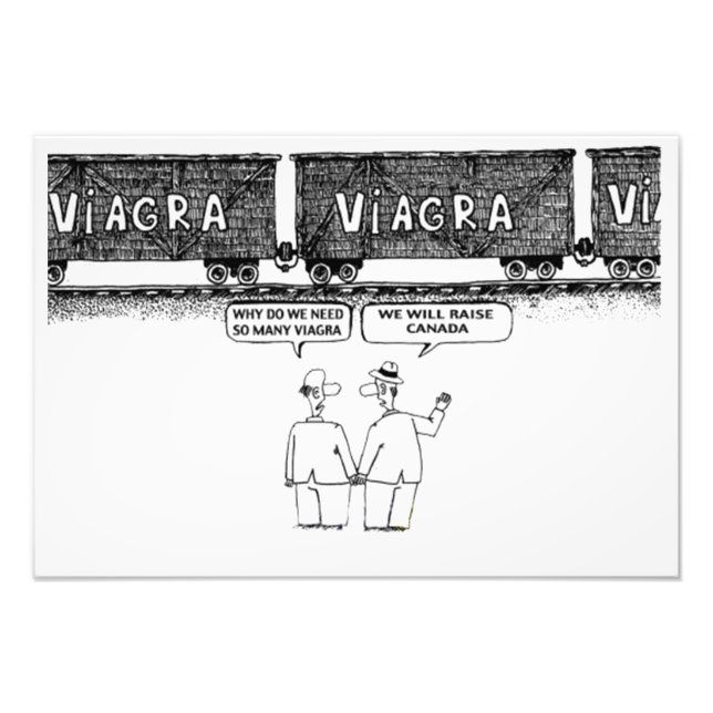 Funny "VIAGRA" Satin Photo Paper Photo Enlargement Print (Front)