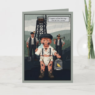 Funny Victorian Baby card