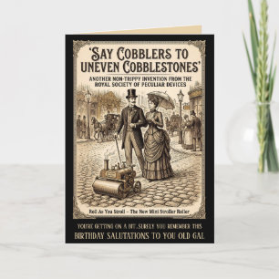 Funny Victorian Birthday Card