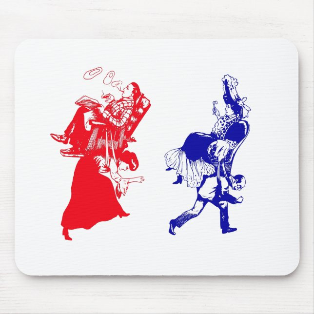 funny victorian marriage mouse mat (Front)