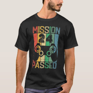 Funny Video Game 25th Birthday Vintage 25 Years Ol T-Shirt