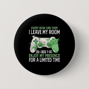 Funny Video Game Controller Gamer Gifts For Boy Ki 6 Cm Round Badge