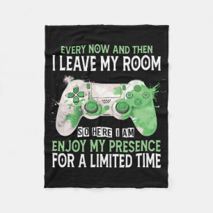 Funny Video Game Controller Gamer Gifts For Boy Ki Fleece Blanket