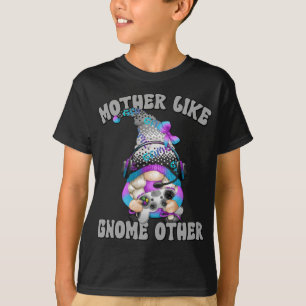 Funny Video Game Gnome Gamer Gaming Mum T-Shirt
