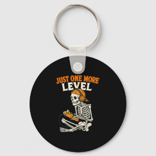 Funny Video Game Halloween Skeleton Gamer Costume  Key Ring