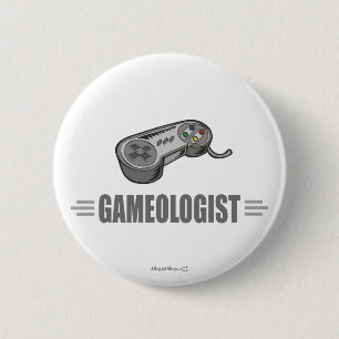 Funny Video Gamer 6 Cm Round Badge