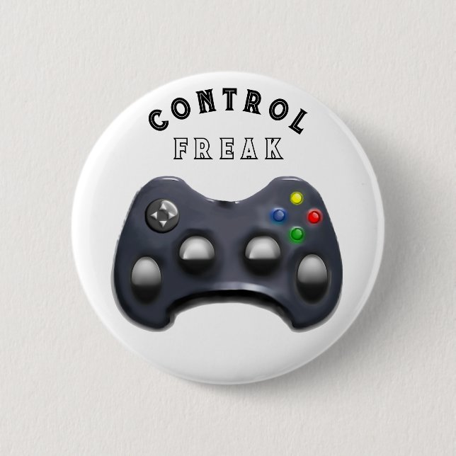 Funny Video Gamer Gift 6 Cm Round Badge (Front)