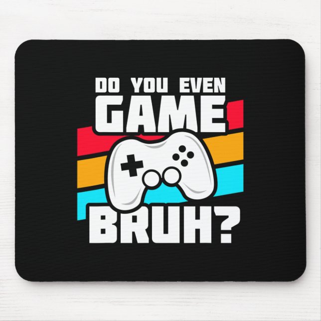 Funny Video Gamer - Pc Console Gaming - Video Game Mouse Mat (Front)