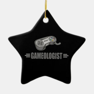 Funny Video Gaming Ceramic Tree Decoration