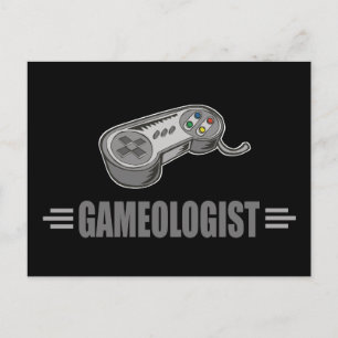 Funny Video Gaming Postcard