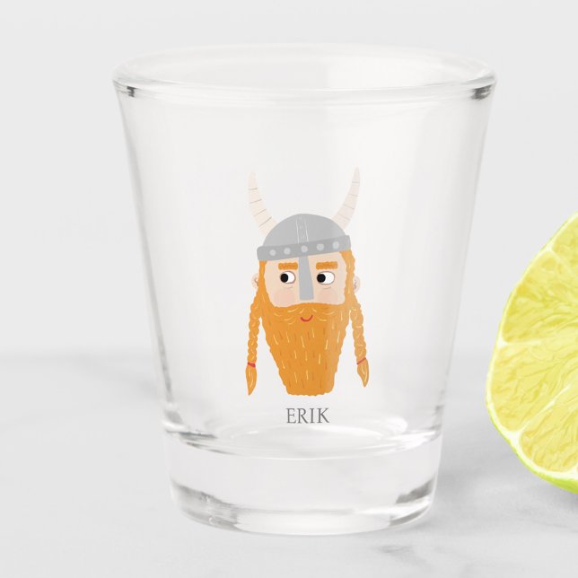 Funny Viking Personalised Shot Glass (Creator Uploaded)