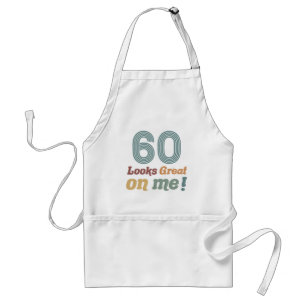 Funny Vintage 60th Birthday Standard Apron