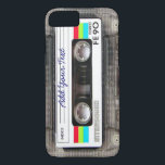 Funny Vintage 80s Retro Music Cassette Tape Case-Mate iPhone Case<br><div class="desc">A funny vintage 80s retro music cassette tape nostalgia design. A perfect gift for the music lover,  musician,  artist or the old school. A cool retro piece of nostalgia with space to ,  add your text,  lyrics,  favourite song or track,  band or any message.</div>