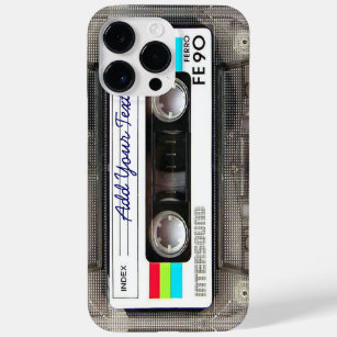 Funny Vintage 80s Retro Music Cassette Tape Case-Mate iPhone 14 Pro Max Case