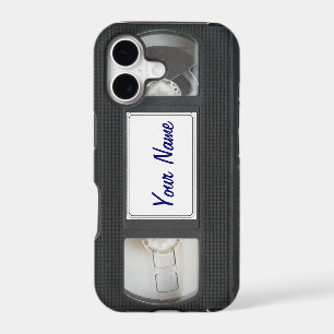 Funny Vintage 80s Retro VHS Cassette Tape iPhone