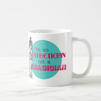 Funny Vintage Aesthetician not Magician Coffee Mug