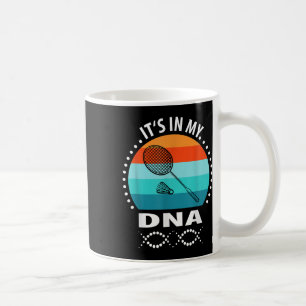 Funny Vintage Badminton Shuttle Badminton Player S Coffee Mug