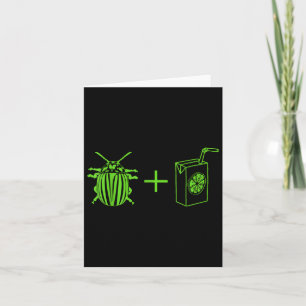 Funny Vintage Beetles Halloween Horror Costume Jui Card