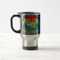 Funny Vintage Best Camping Dad Ever Father's Day