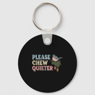 Funny Vintage Bird Nature Bird Watchers  Key Ring