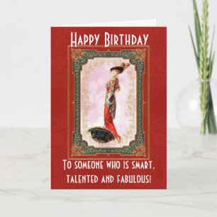 Funny Vintage Birthday Card