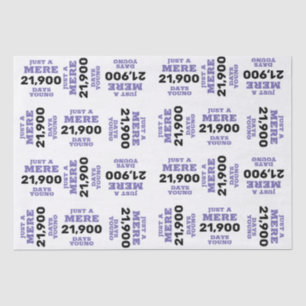 Funny Vintage Birthday Tissue Paper