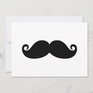 Funny Vintage Black Moustache