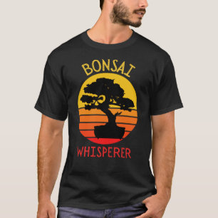 Funny Vintage Bonsai Tree Whisperer Japanese Retro T-Shirt