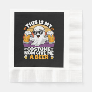 Funny Vintage Boo  Napkin