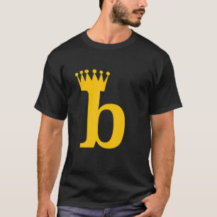Funny Vintage Capital Letter B - B Alphabet Men Wo T-Shirt