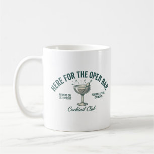 Funny Vintage Cocktail Party Design Coffee Mug