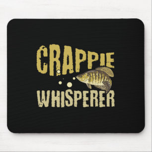 Funny Vintage Crappie Whisperer Fishing  Mouse Mat