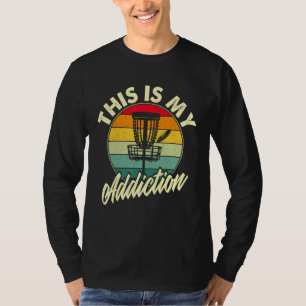 Funny Vintage Disc Golf Distressed Frisbee Golf Ad T-Shirt