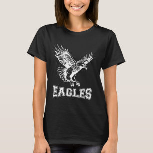 Funny Vintage Eagles Flying Bird Inspirational Des T-Shirt